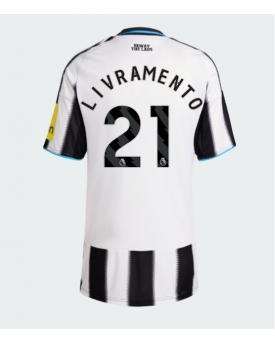 Billige Fotballdrakt Newcastle United Tino Livramento #21 Replika Hjemmedrakt Dame 2025-26 Kortermet Billige Fotballdrakt Newcastle United Tino Livramento #21 Replika Hjemmedrakt Dame 2025-26 Kortermet